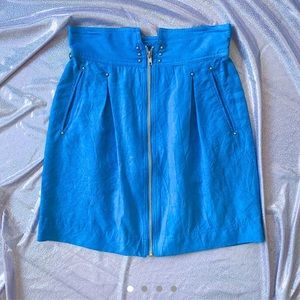 Vintage 1980’s High Waisted Silver Chain Skirt